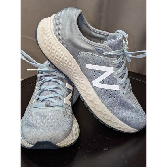 New Balance Shoes Women's 9.5 Blue White Fresh Foam 1080 v10 Athletic Sneakers - Picture 3 of 9